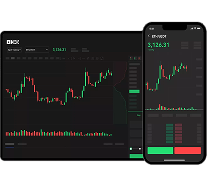 欧易所移动端展示